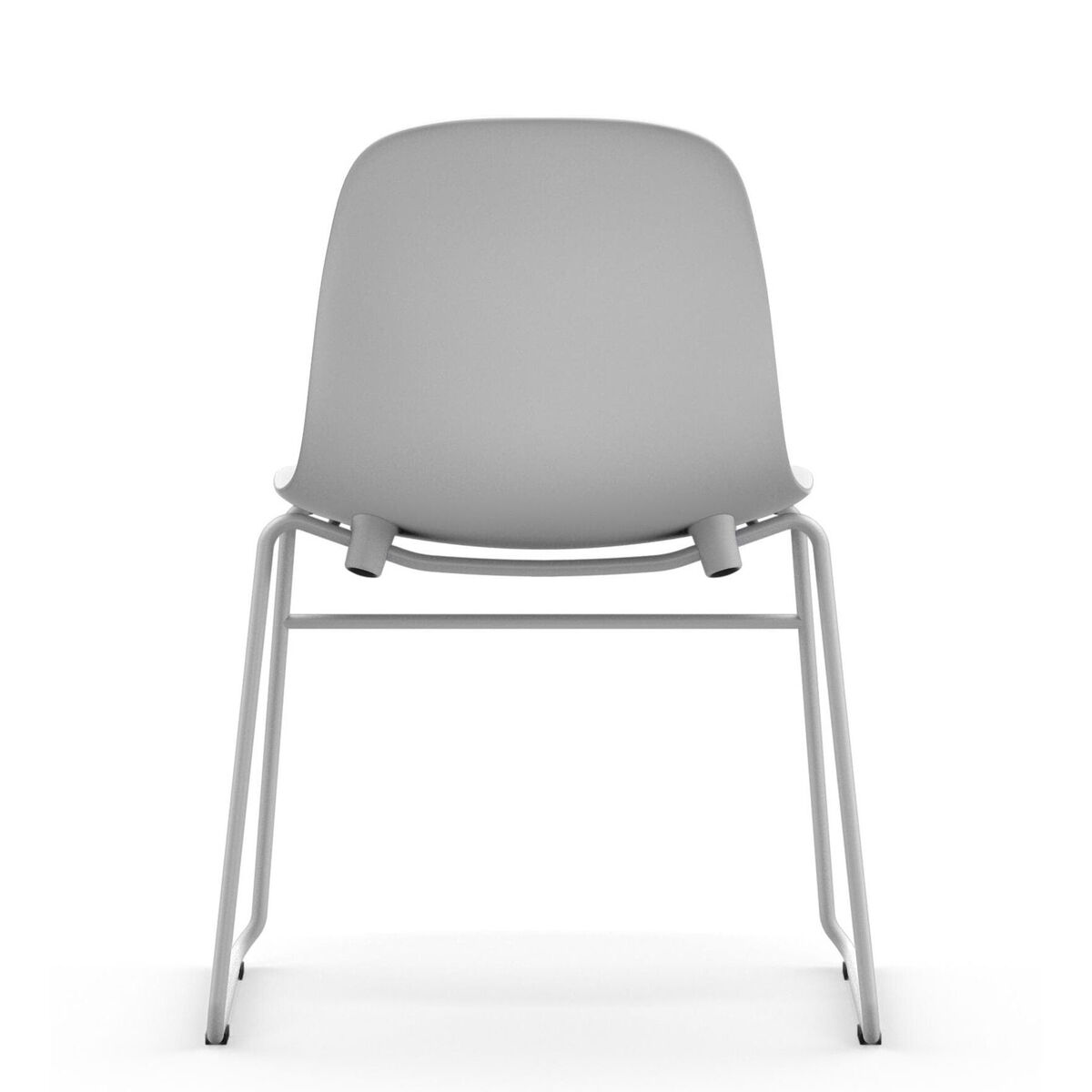 Form Stacking chair - / Metal foot by Normann Copenhagen White – image 5