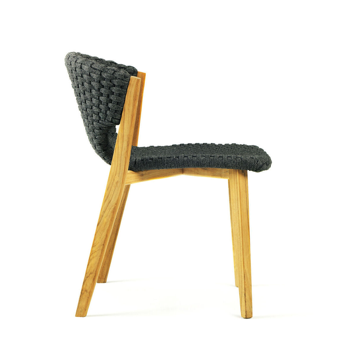 Knit Chair - / Synthetic rope by Ethimo Grey – image 8