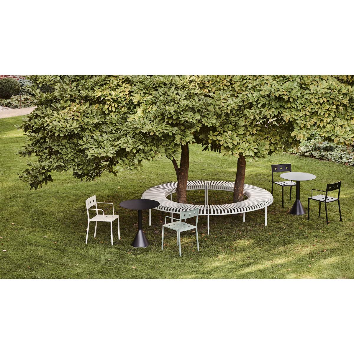 Balcony Stacking chair - / Steel by Hay Black – image 4