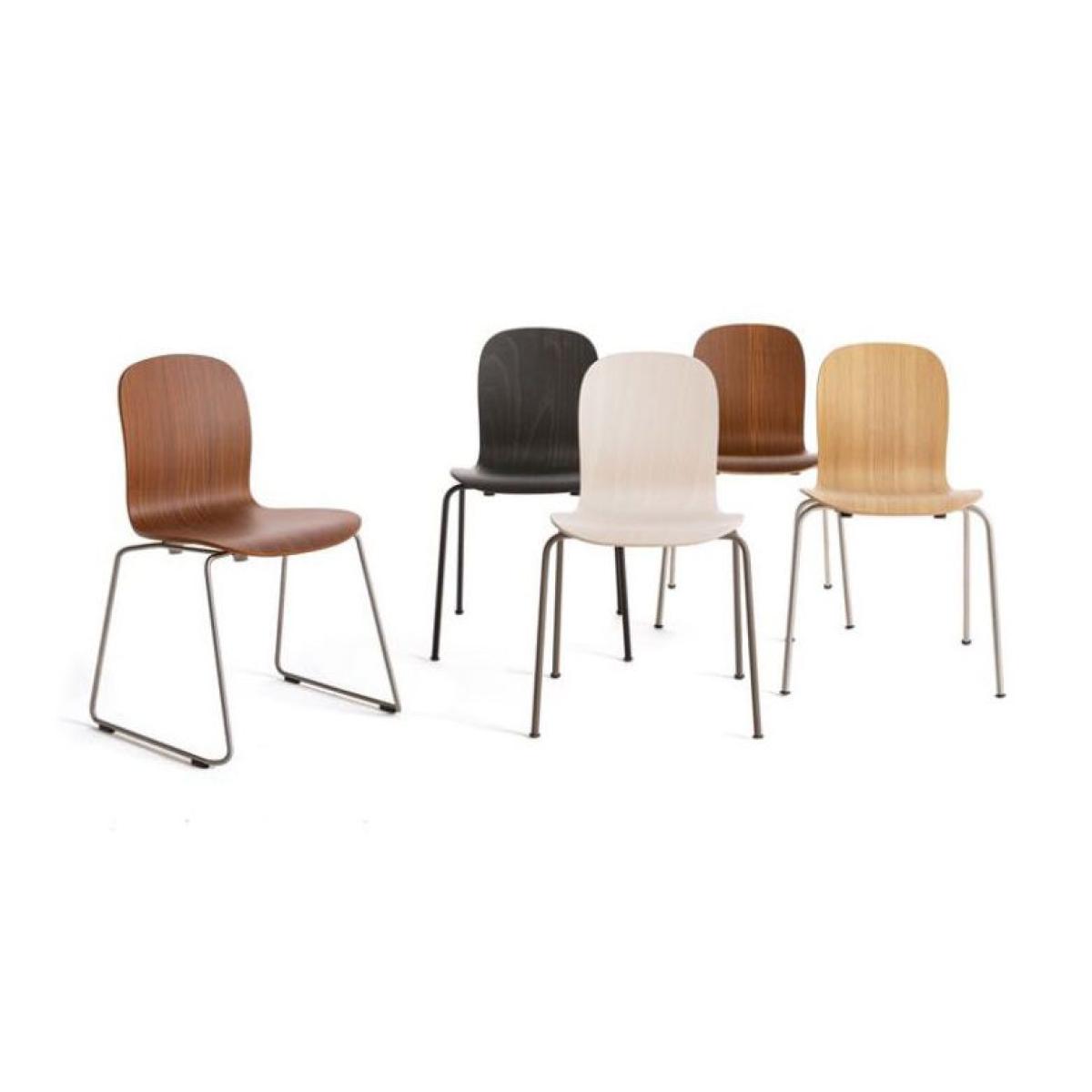 Tate Wood Stacking chair - / Jasper Morrison, 2012 - Wood by Cappellini Natural wood – image 2