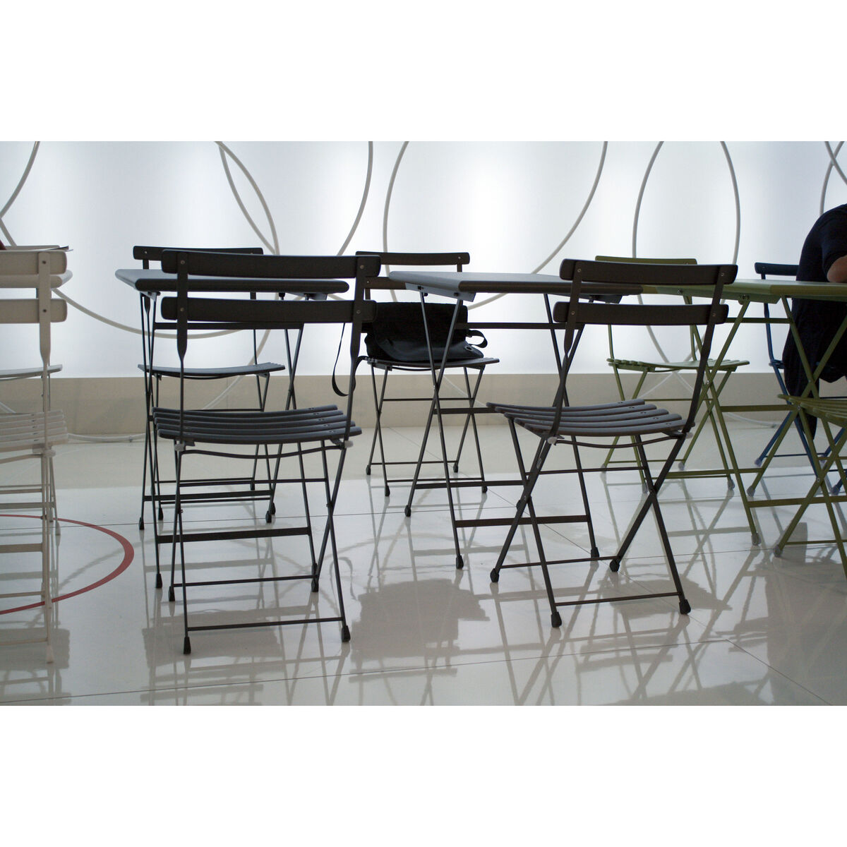 Arc en Ciel Folding chair - Metal by Emu Black – image 6