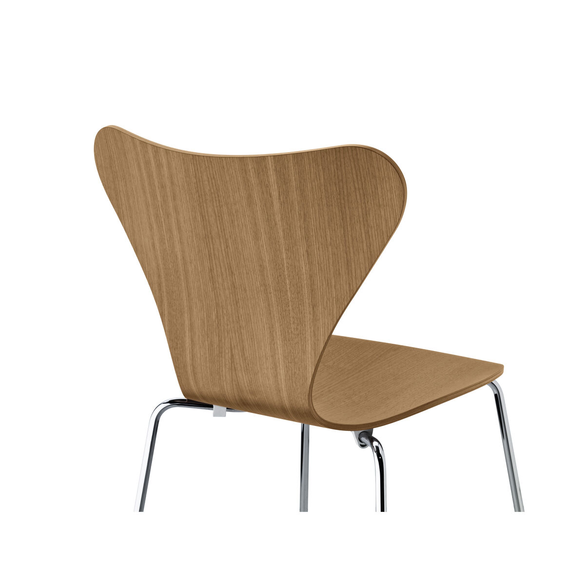 Série 7 Stacking chair - Natural wood by Fritz Hansen Natural wood – image 6