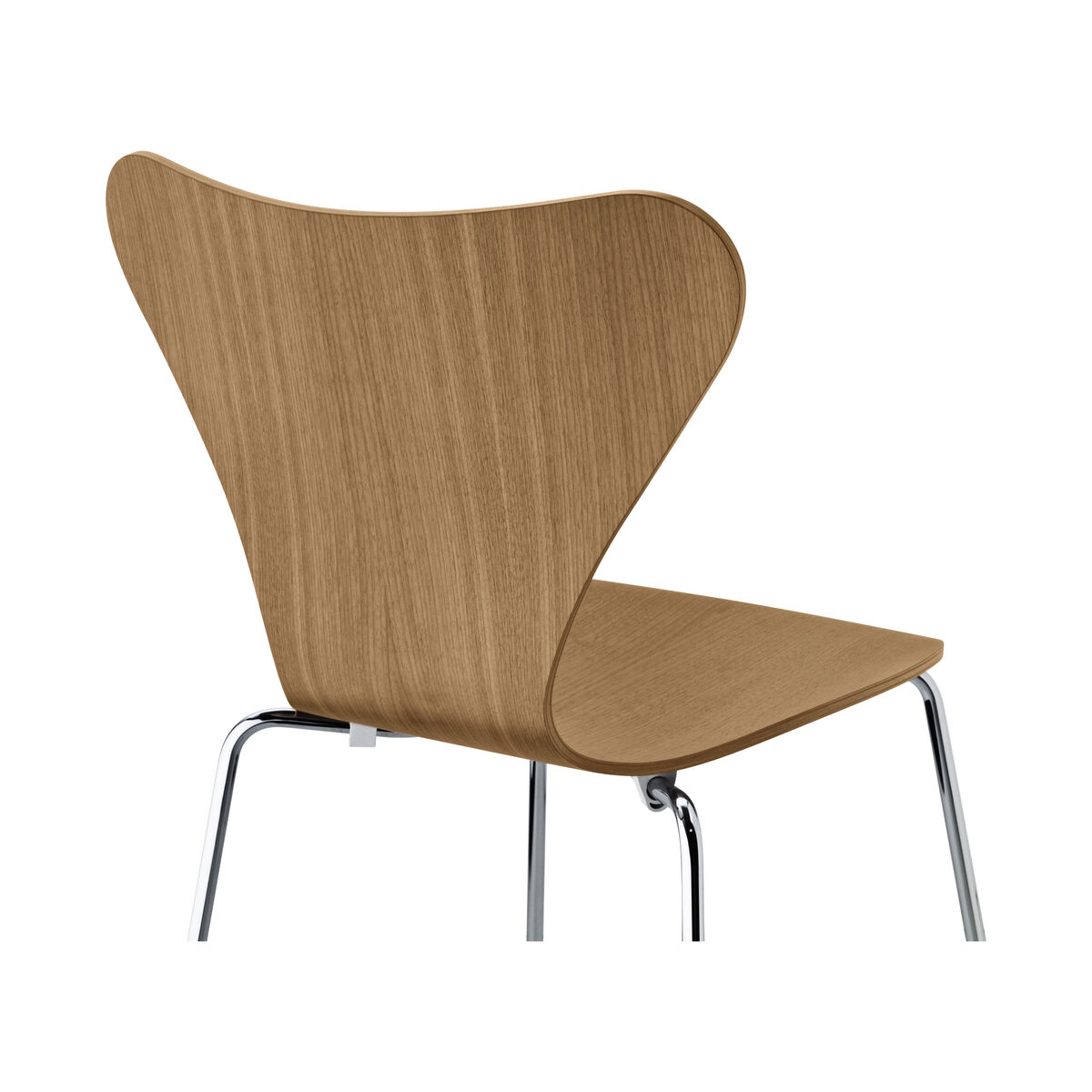 Série 7 Stacking chair - Natural wood by Fritz Hansen Natural wood – image 2