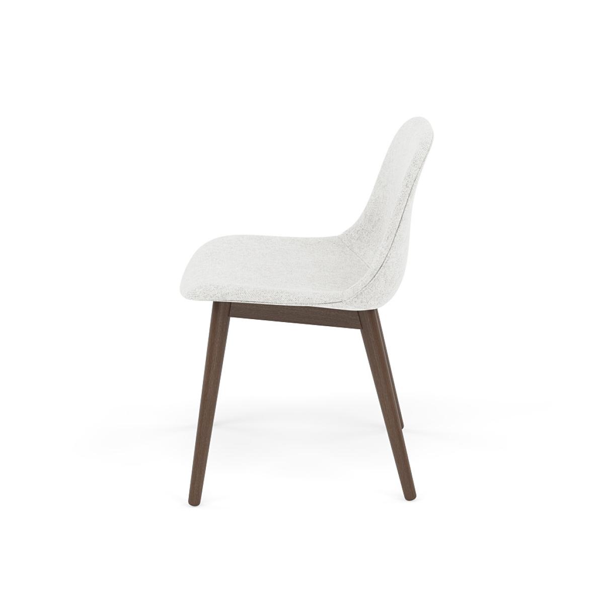 Muuto Fiber Side Chair with wooden legs Hallingdal nr110-stained dark brown – image 3