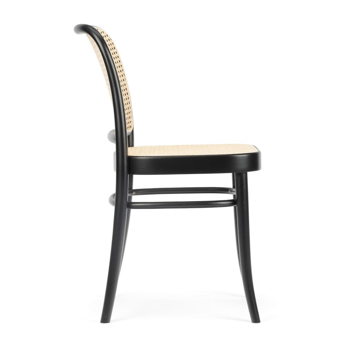 TON Ton no.811 chair rattan Black stainedB123-New rattan – image 2