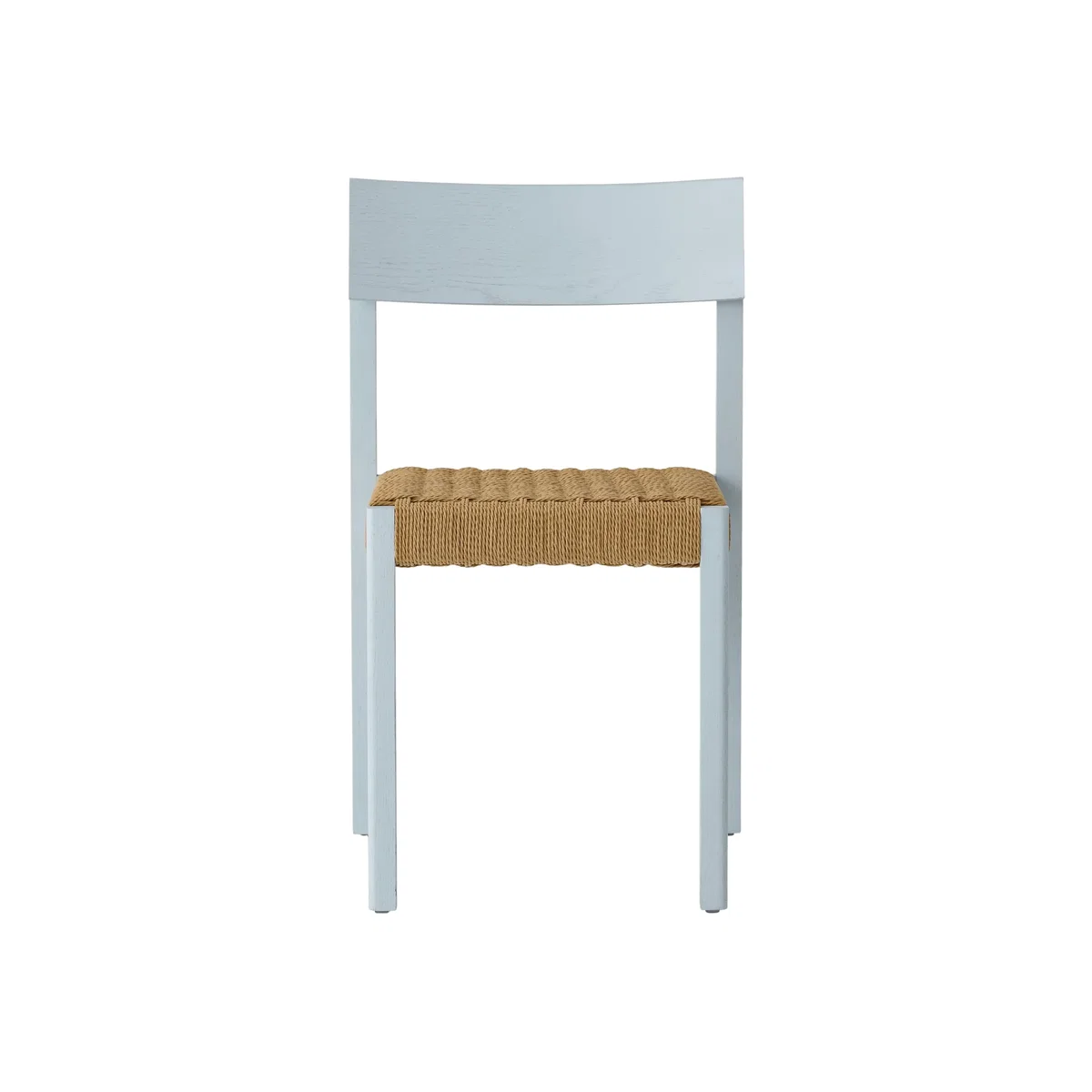 Audo Copenhagen Mauro chair Linen blue oak-paper cord – image 1