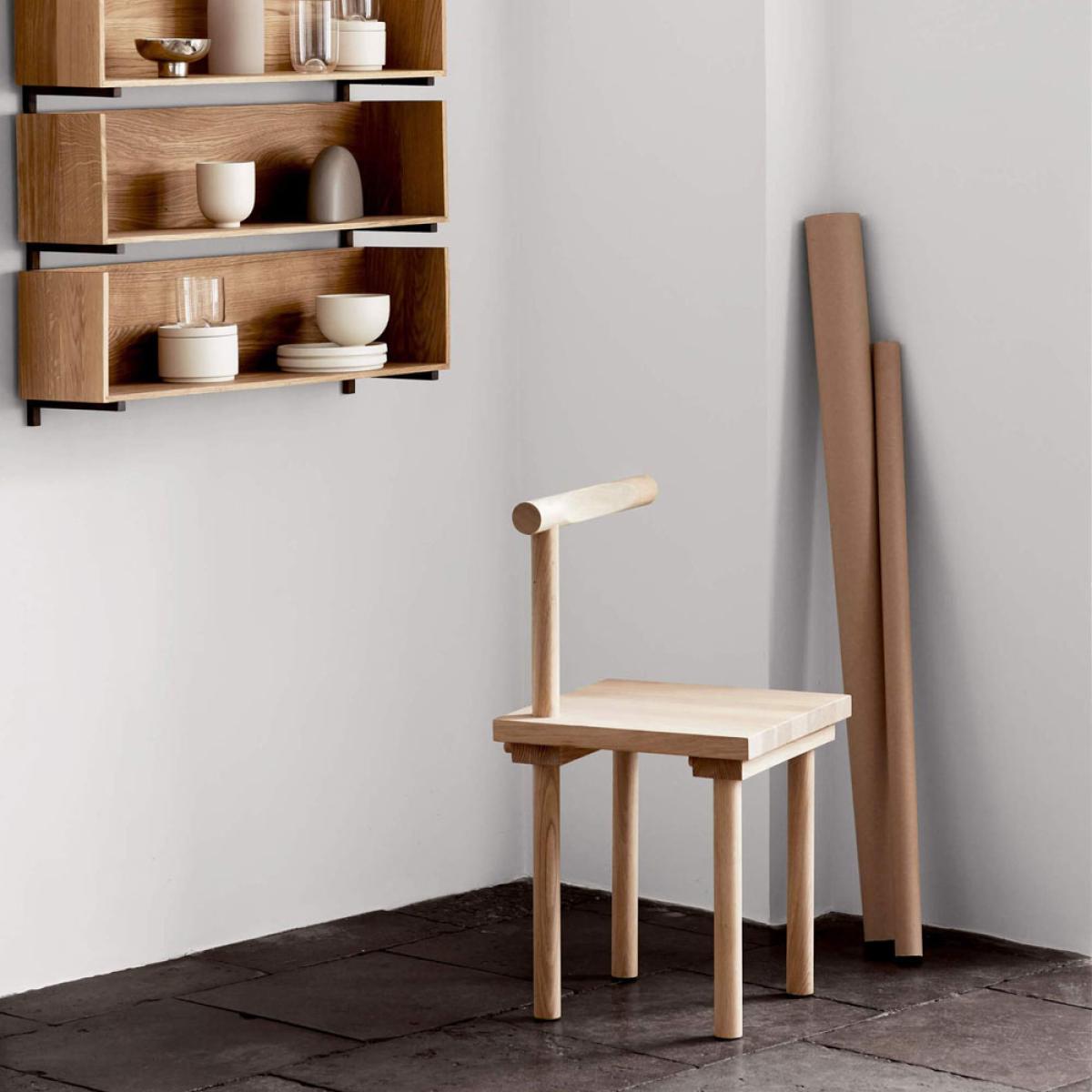 Kristina Dam Studio Sculptural chair Oak – image 3