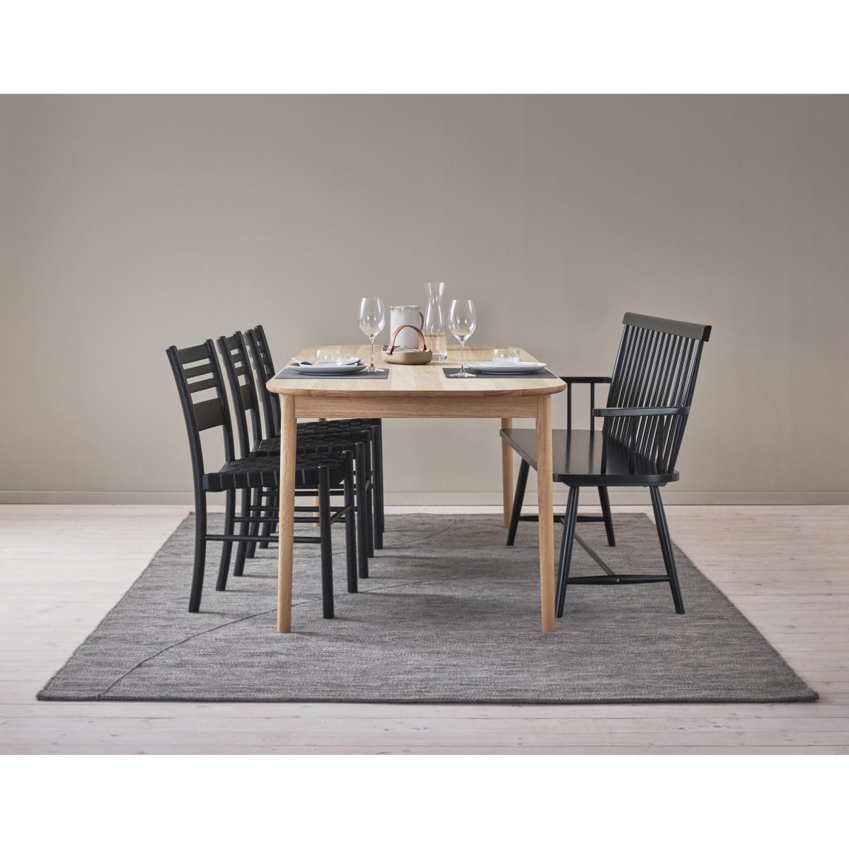 Lillö chair - platted seat Black – image 4