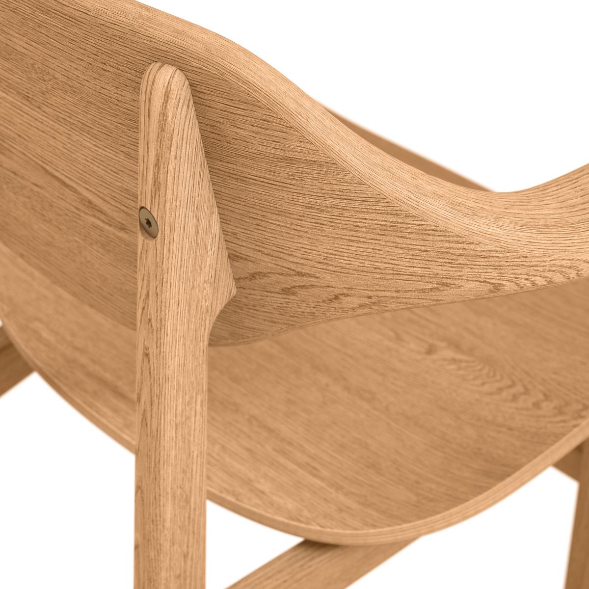 NORR11 Buffalo chair Oak – image 2