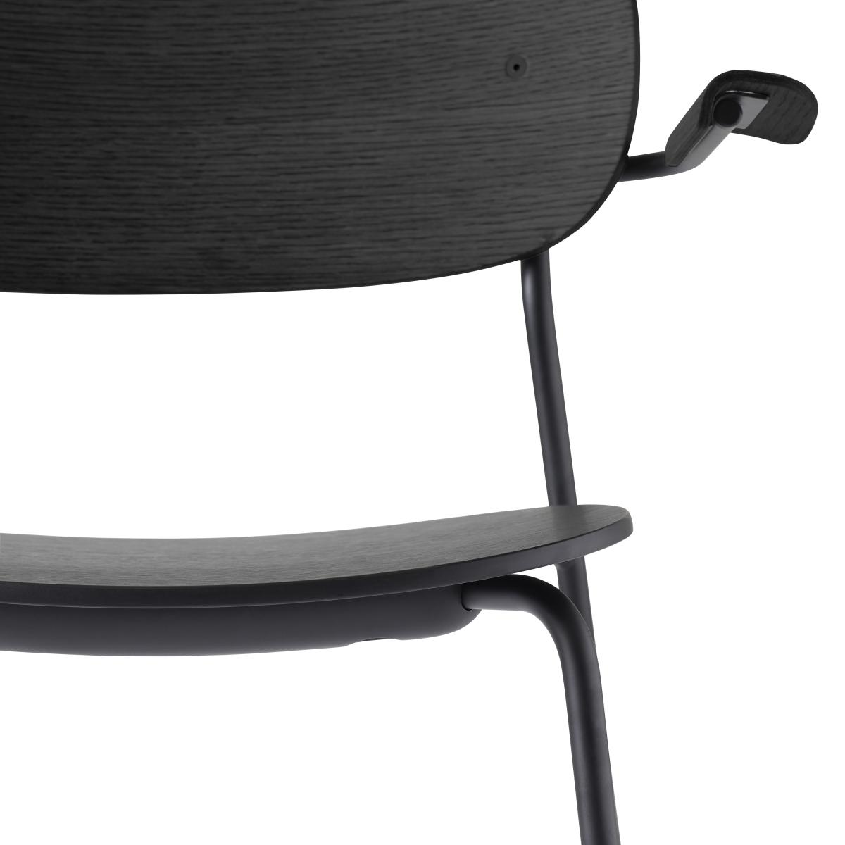 Audo Copenhagen Co Chair dining chair with armrest Black oak – image 6