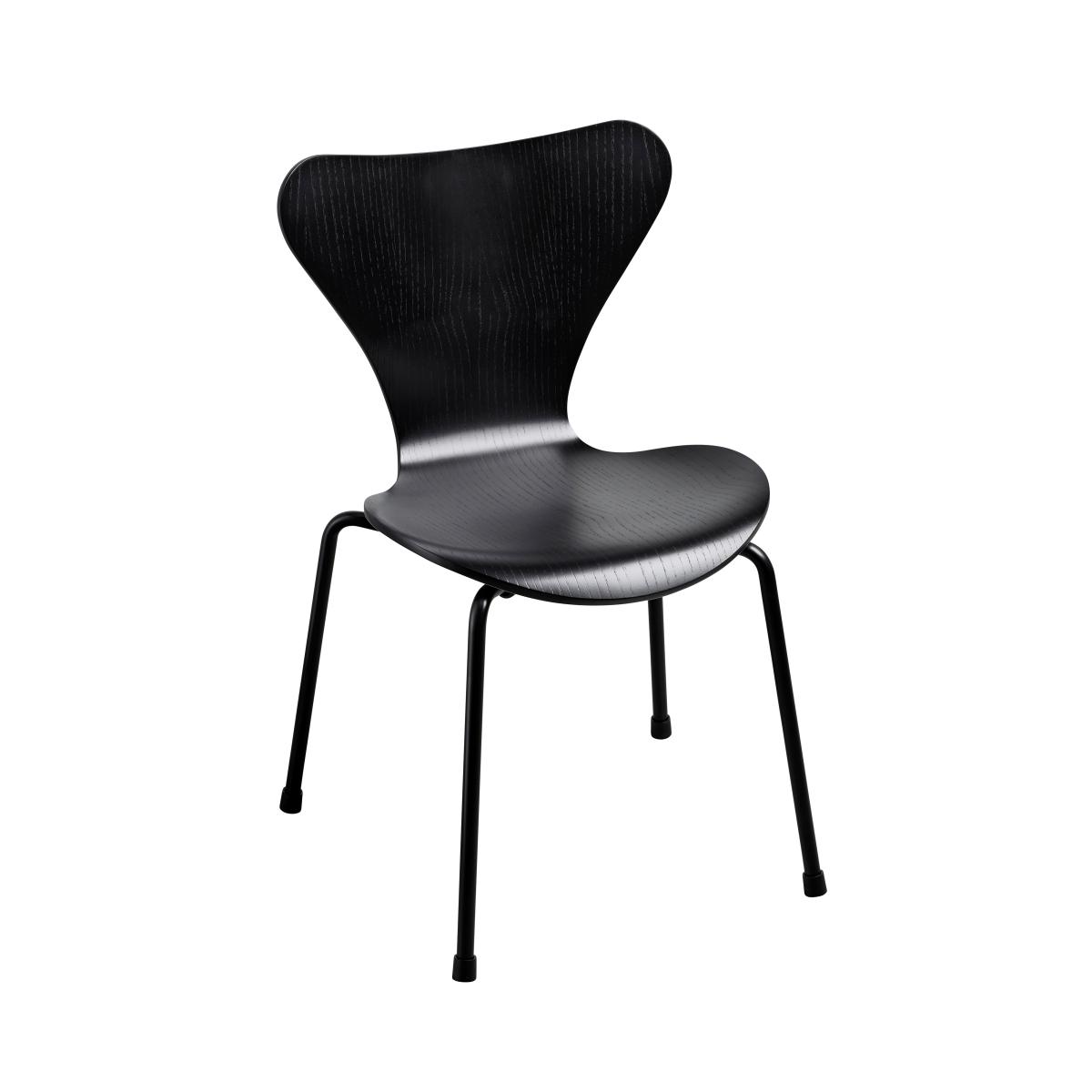 Fritz Hansen 3177 Sjuan children's chair Black – image 2