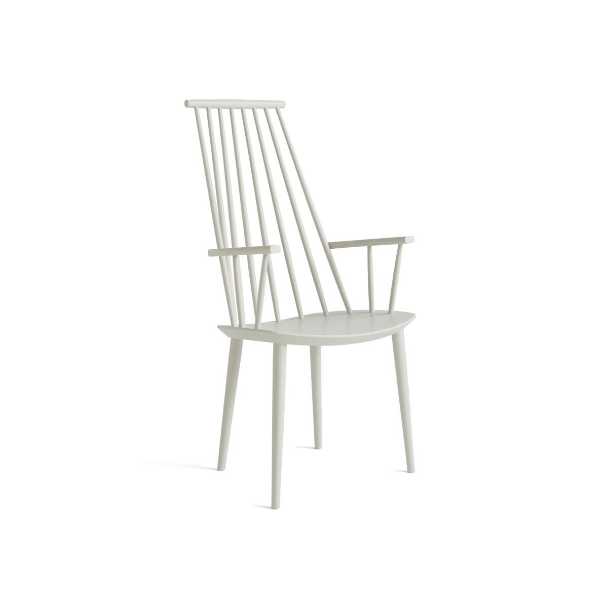 HAY J110 armchair Warm grey lacquered beech