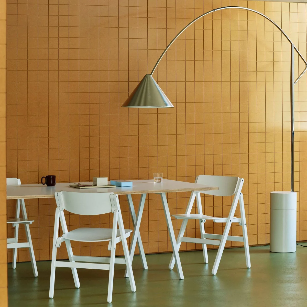 HAY Backflip Chair chair Cream white lacquered beech – image 4