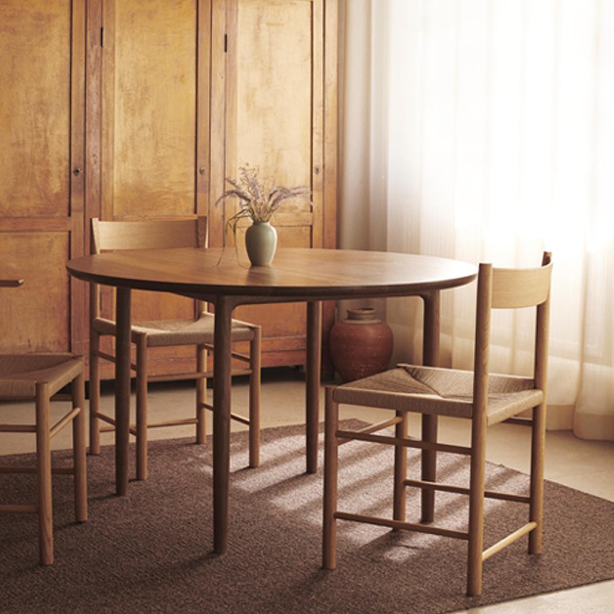 Brdr. Krüger F-chair Black ash black woven seat – image 3