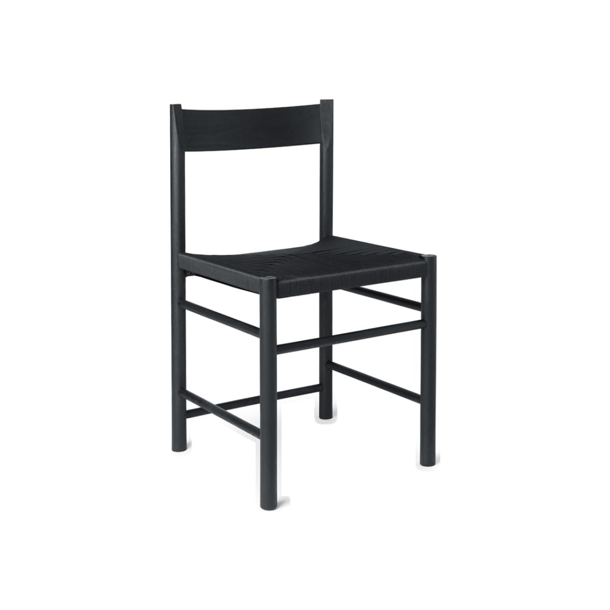 Brdr. Krüger F-chair Black ash black woven seat – image 1