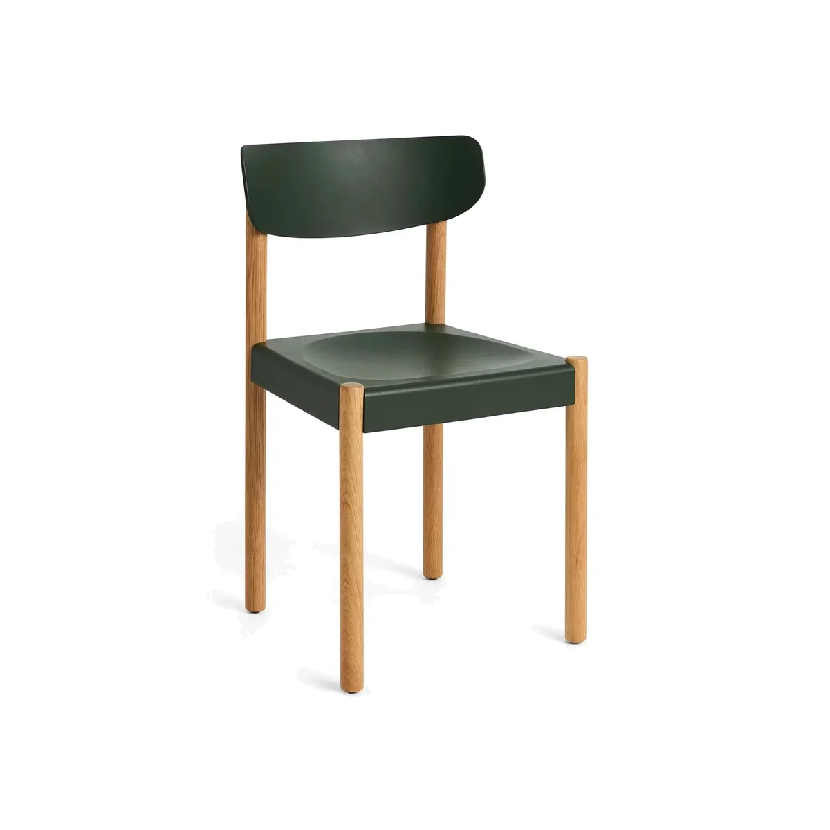 HAY Pack Chair 10 chair Oiled oak-palm green – image 1
