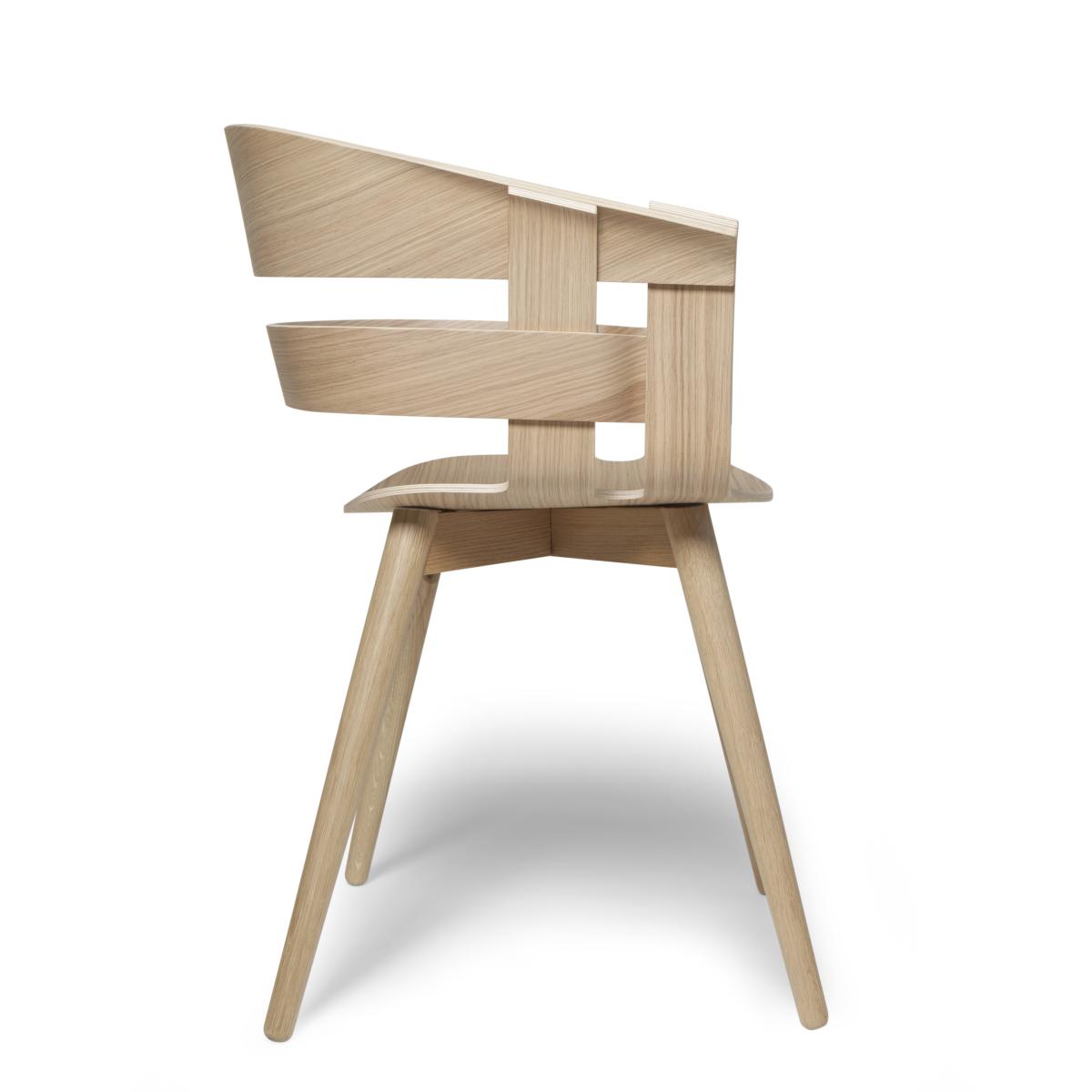 Design House Stockholm Wick Chair chair Oak-oak legs – image 2