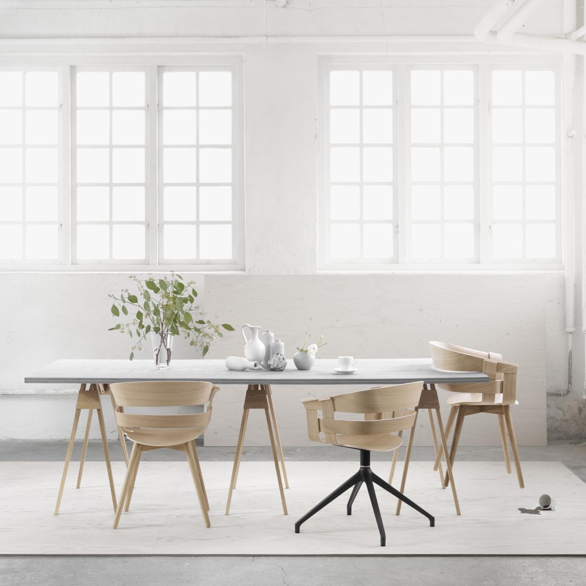 Design House Stockholm Wick Chair chair Oak-oak legs – image 5