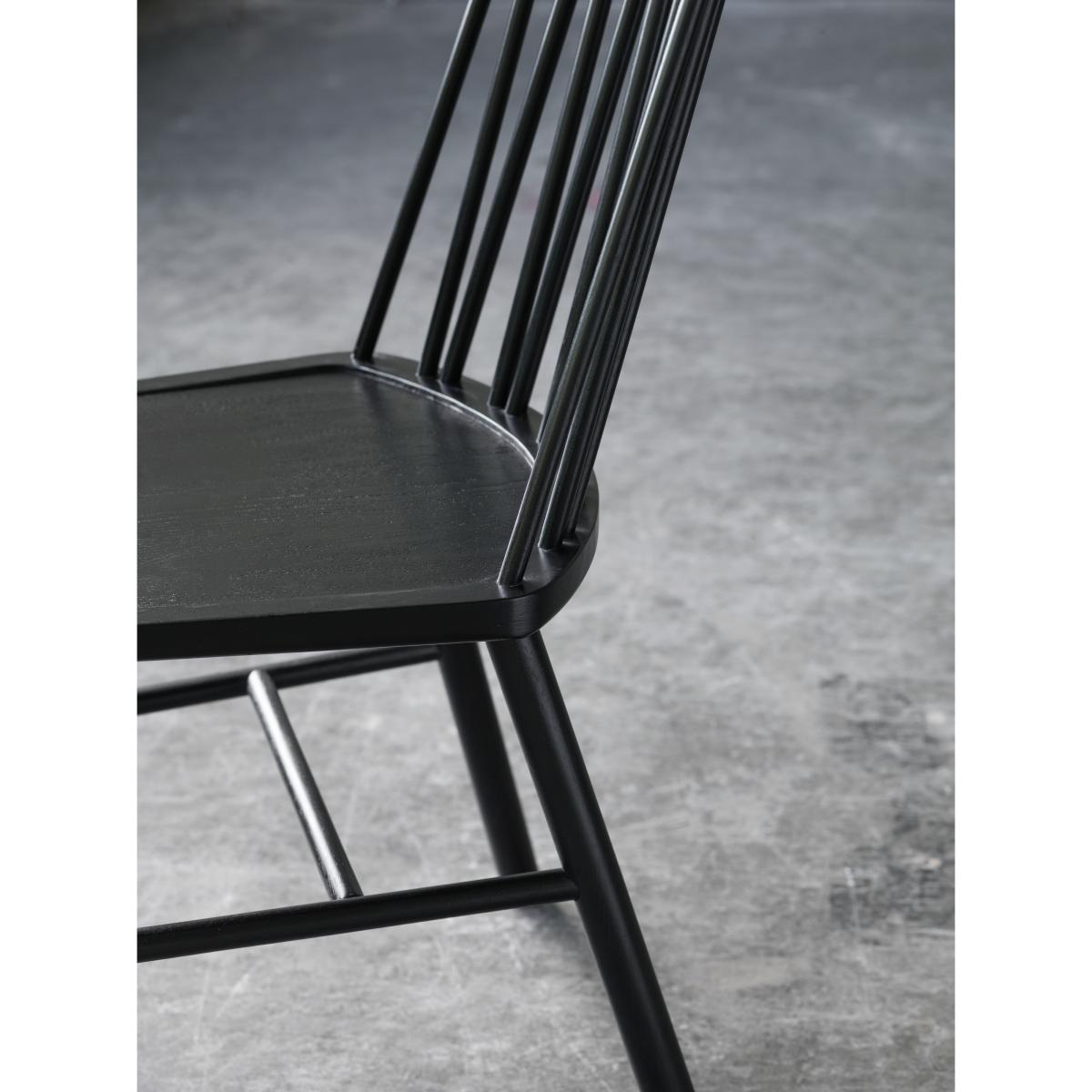 Hans K ZigZag chair Stained black ash – image 2