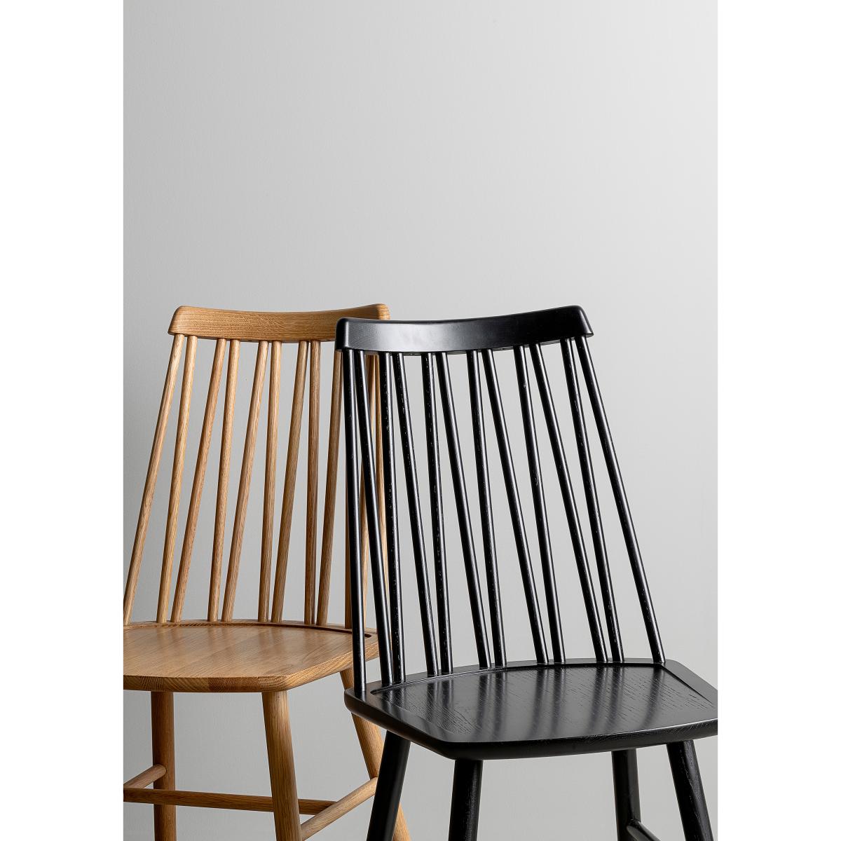 Hans K ZigZag chair Stained black ash – image 3