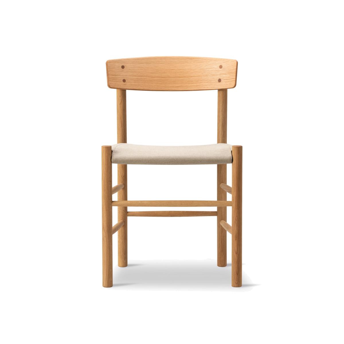 Fredericia Furniture J39 chair Oiled oak-natural canvas – image 1