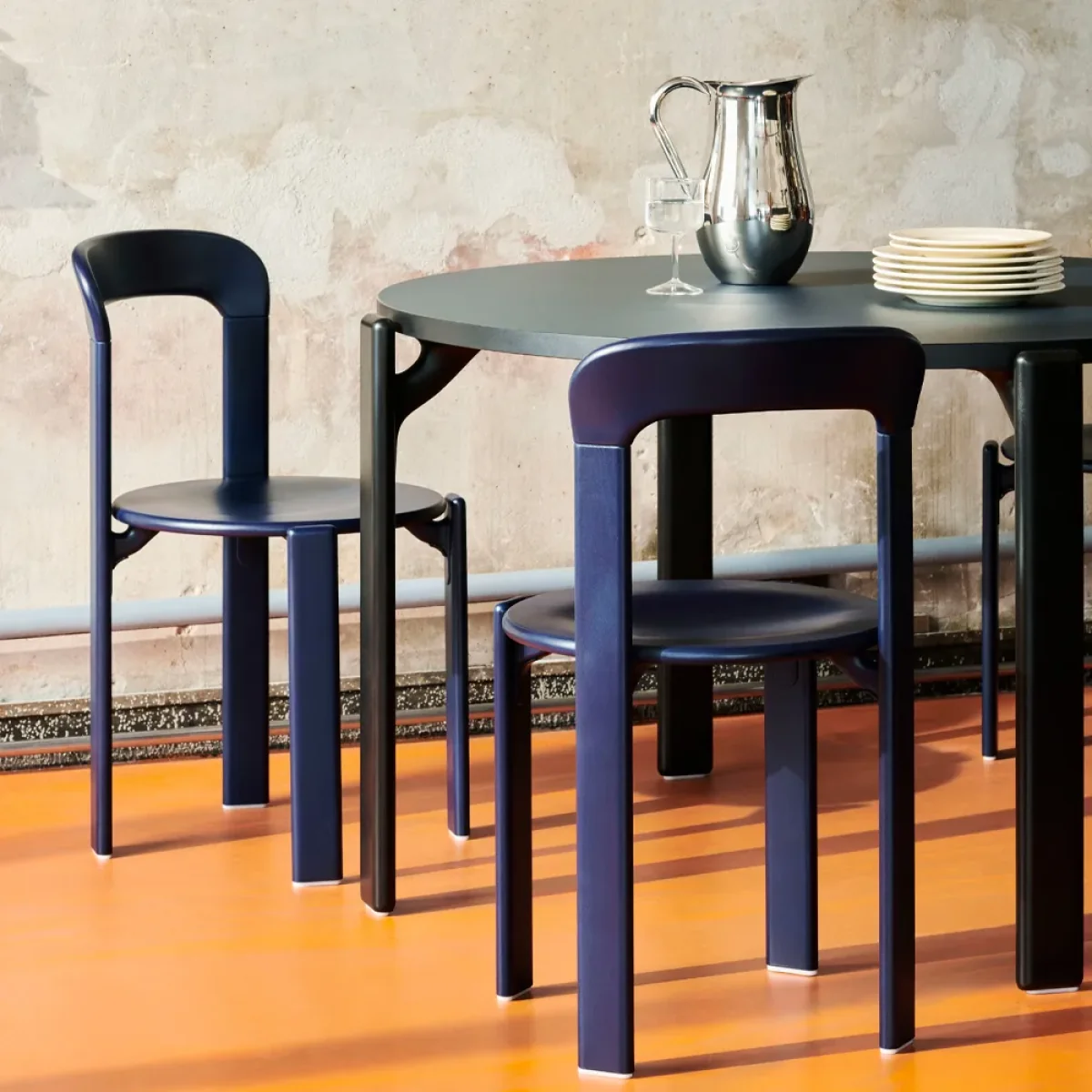 HAY Rey chair deep blue – image 4