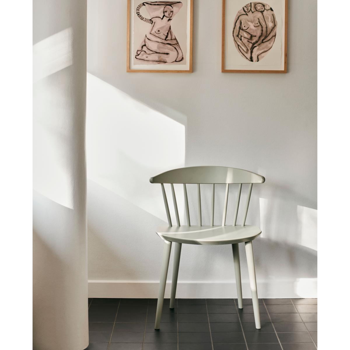 HAY J104 chair Warm grey lacquered beech – image 3