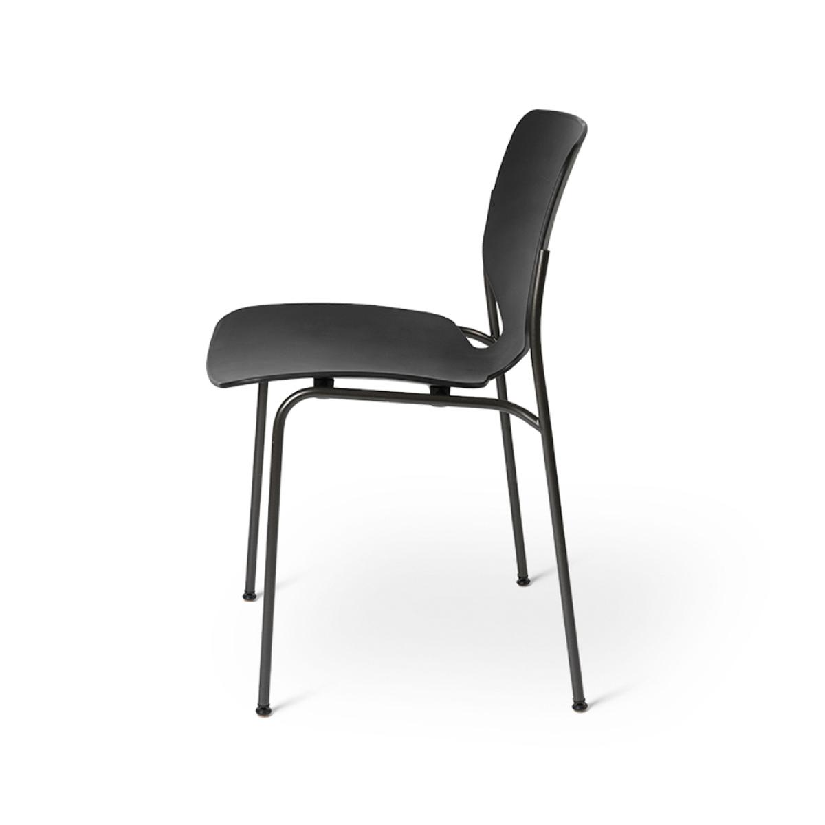 Mater Nova Sea chair Black. black steel stand – image 2