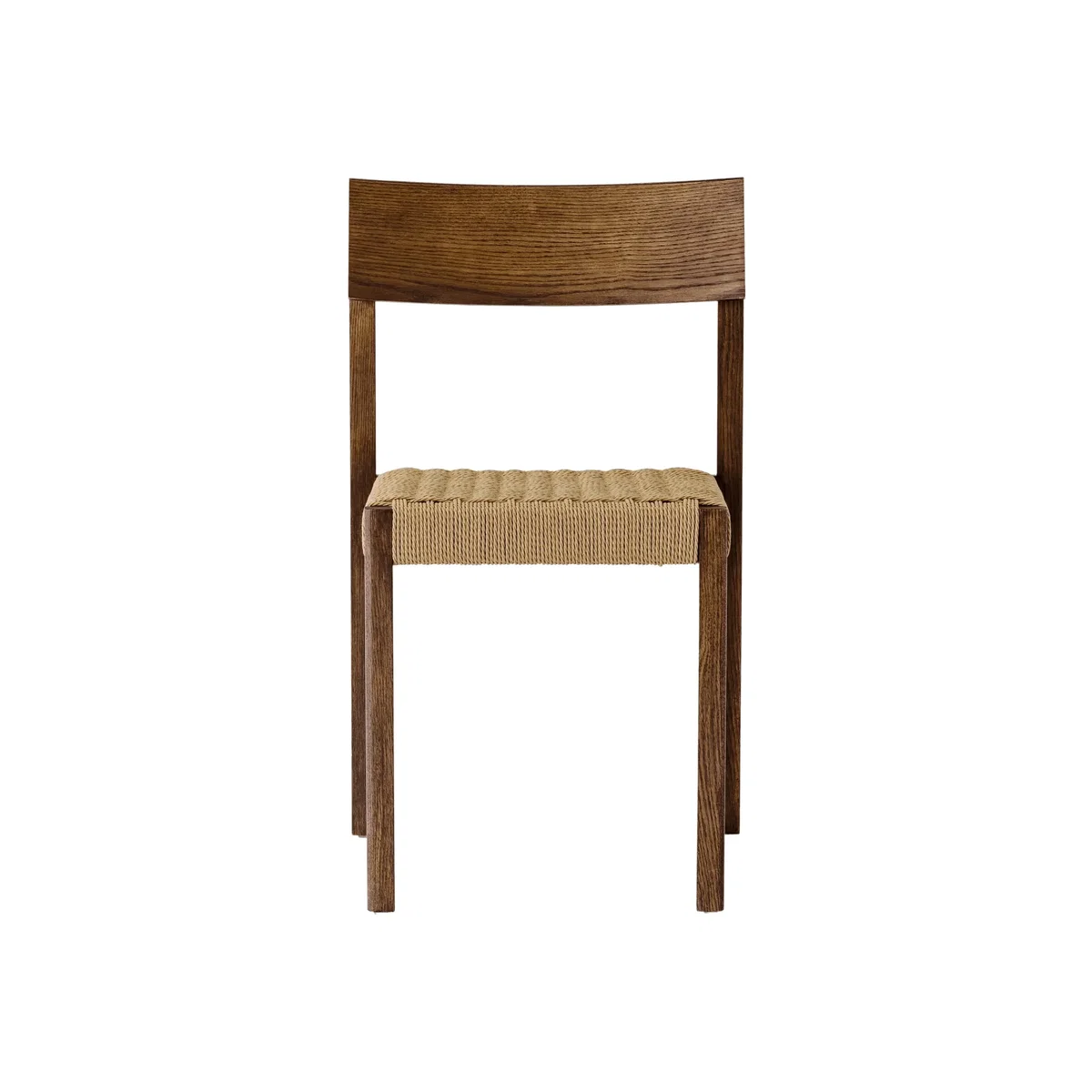 Audo Copenhagen Mauro chair Dark stained oak-paper cord – image 1