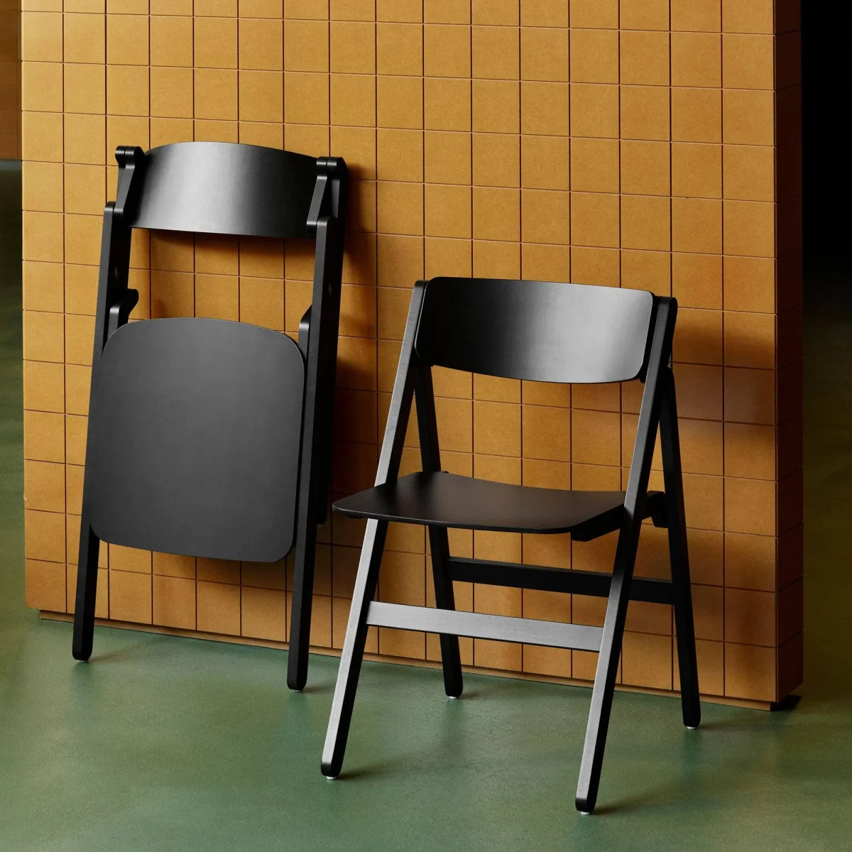 HAY Backflip Chair chair Anthracite lacquered beech – image 6