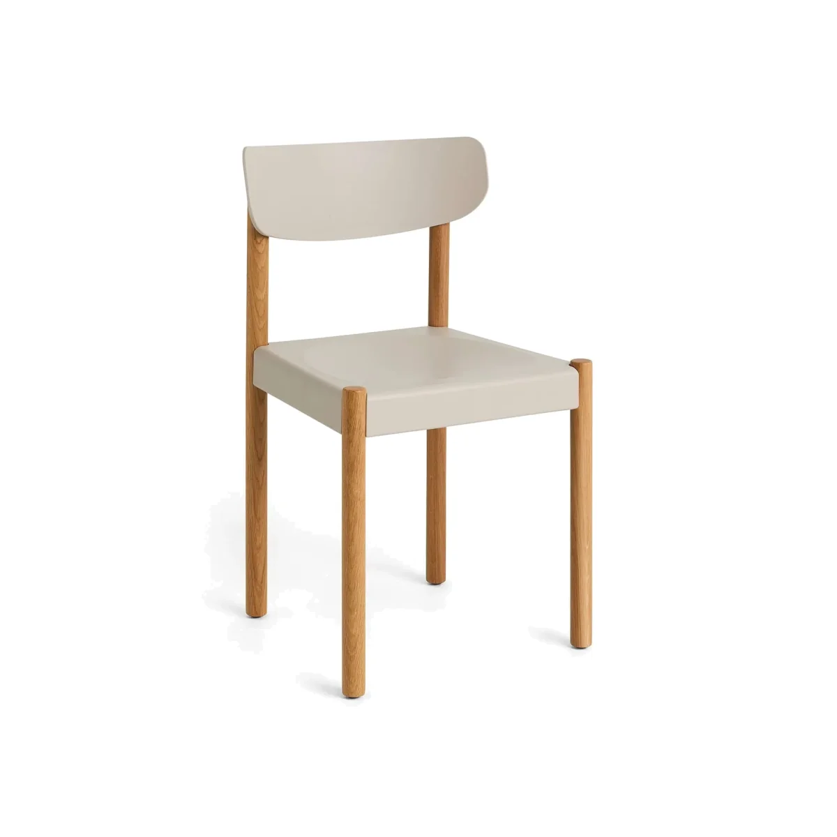 HAY Pack Chair 10 chair Oiled oak-chalk grey – image 1