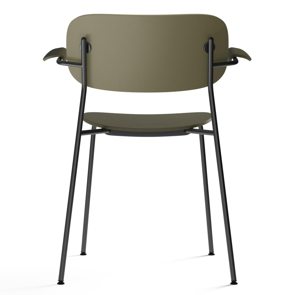 MENU Co Chair dining chair with armrest Olive-plastic – image 3
