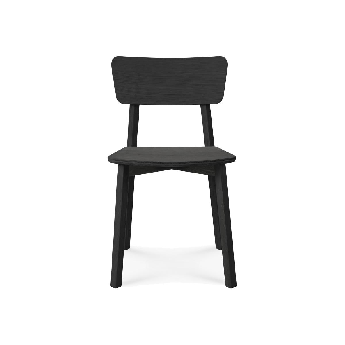 Ethnicraft Casale kitchen chair Black oak – image 1