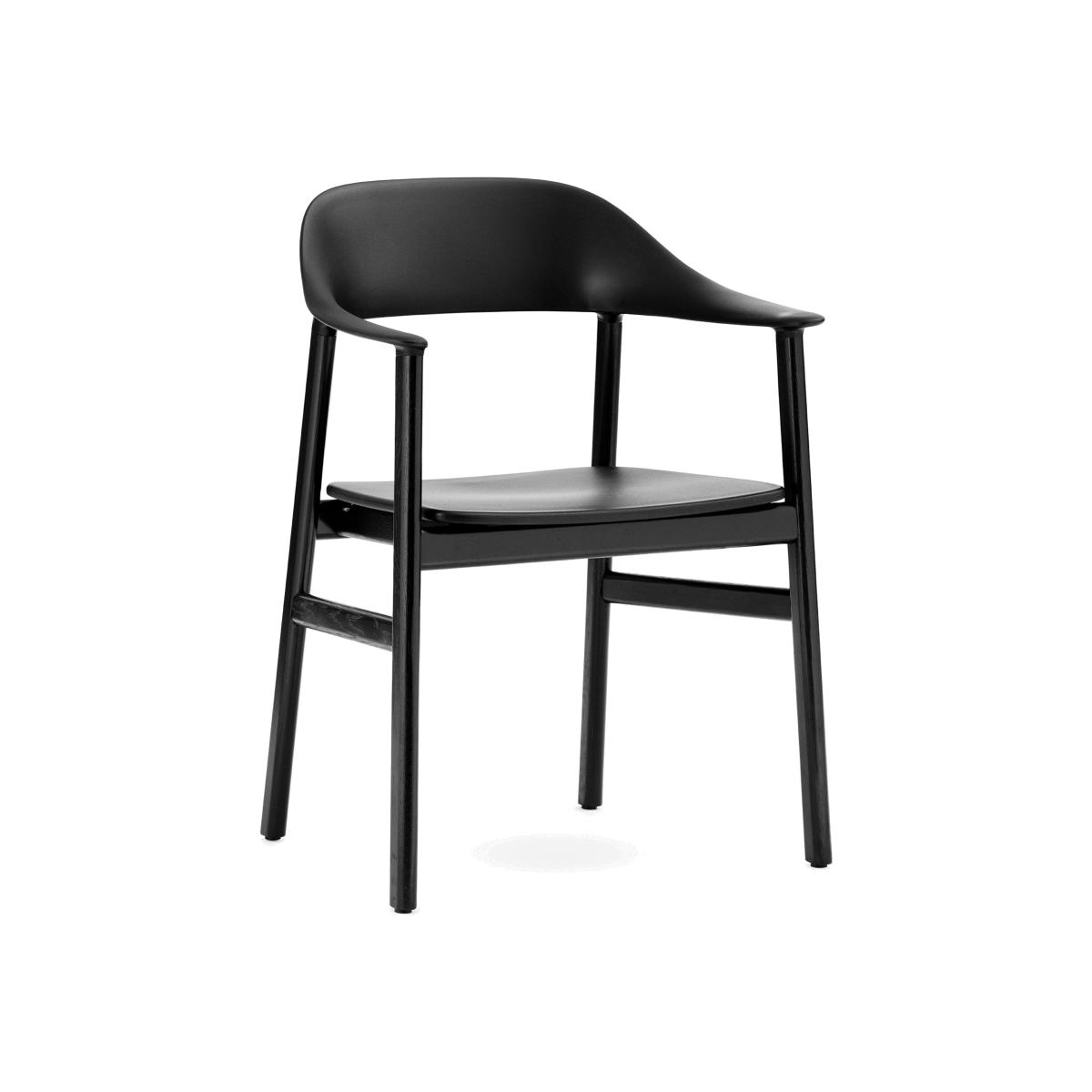 Normann Copenhagen Herit chair armrest black oak black – image 1