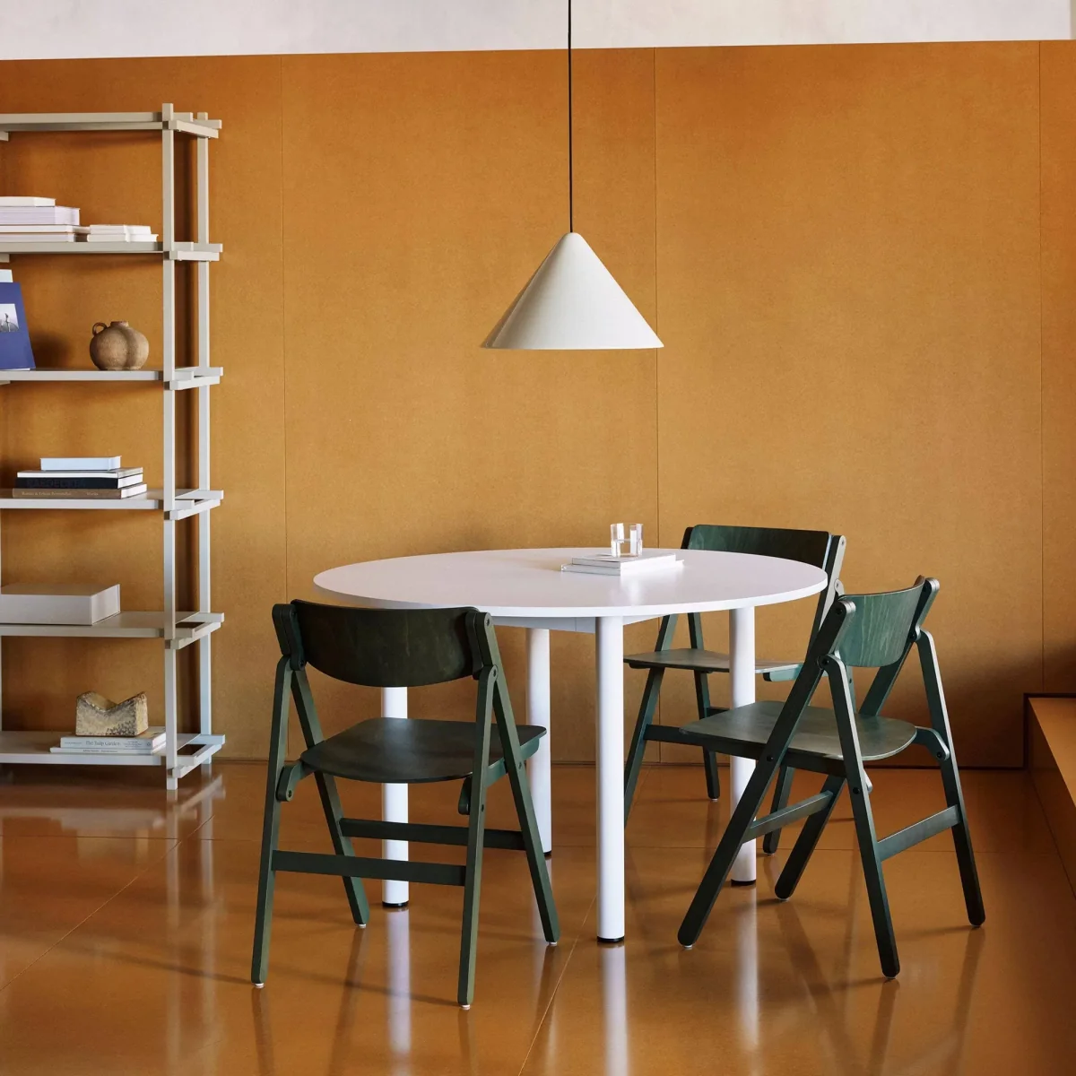 HAY Backflip Chair chair Cedar green lacquered beech – image 2