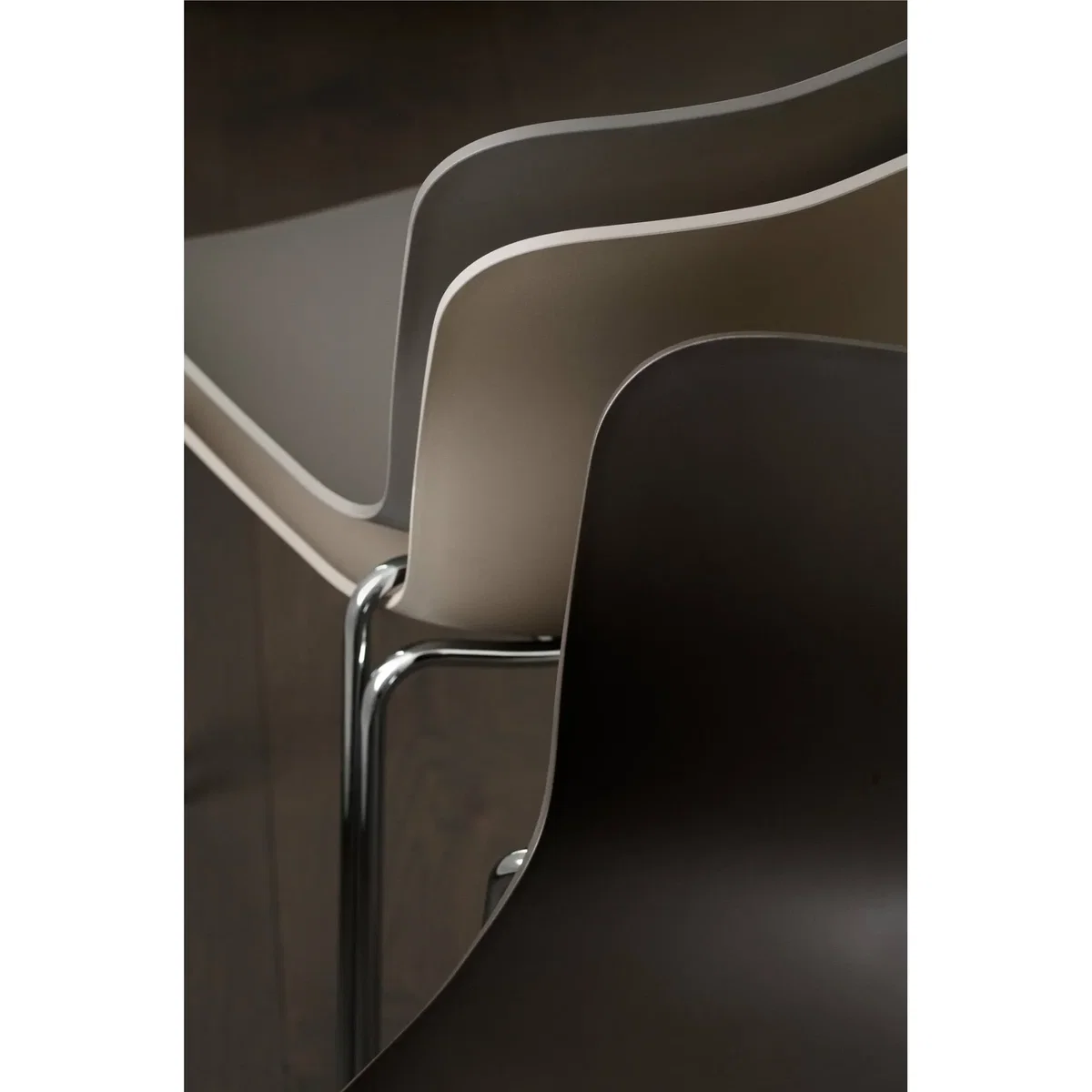 NORR11 Langue chair Fabric Mumble Col 26 - chromed frame – image 2