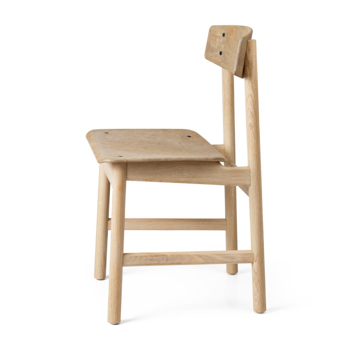 Mater Conscious BM3162 chair Soaped oak-coffee waste light – image 2