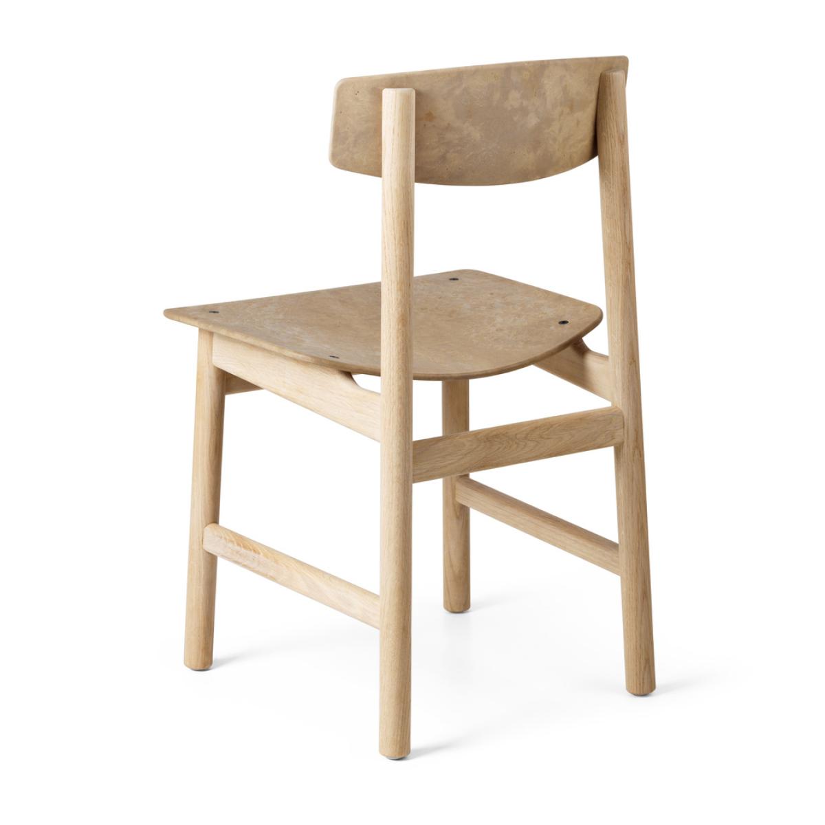 Mater Conscious BM3162 chair Soaped oak-coffee waste light – image 3