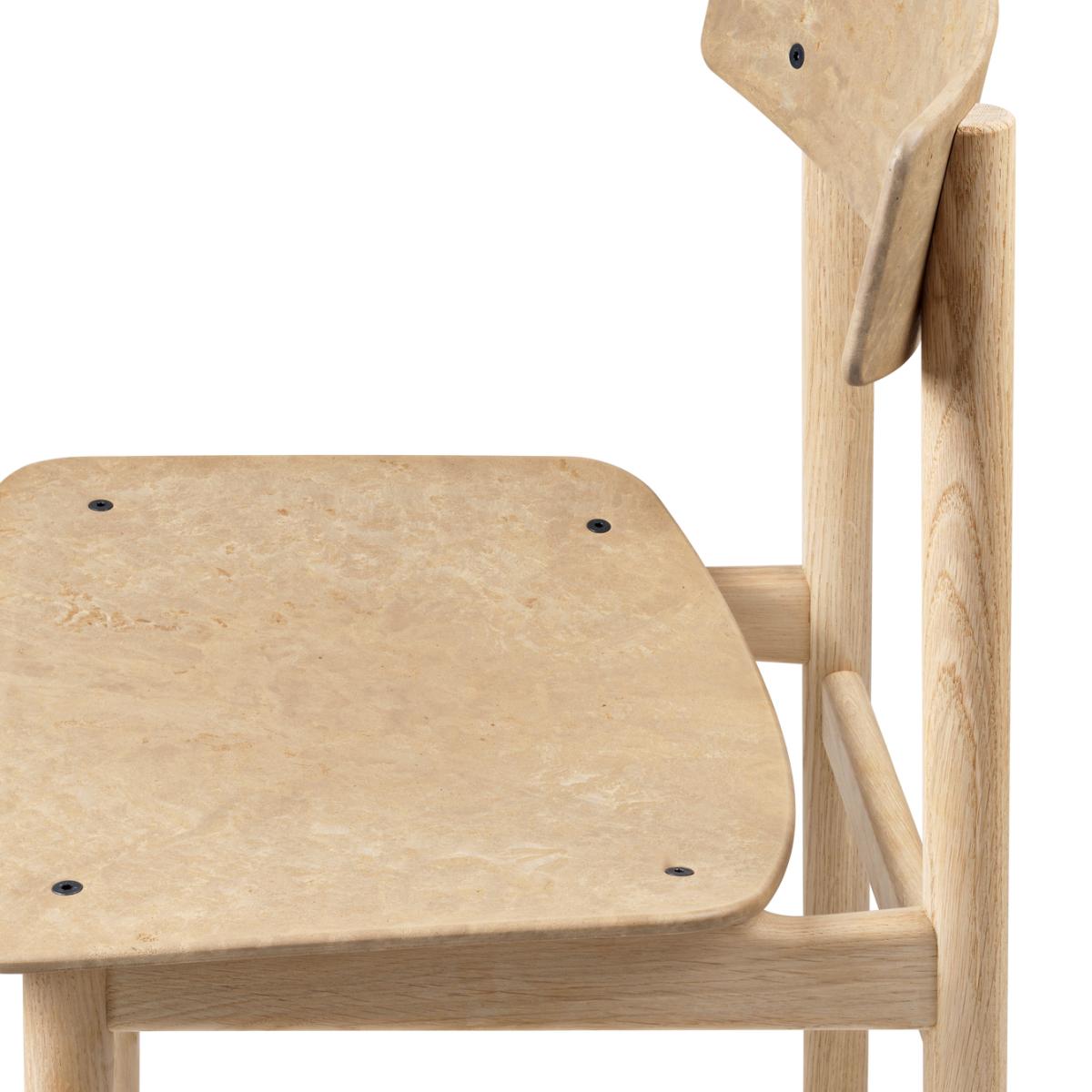 Mater Conscious BM3162 chair Soaped oak-coffee waste light – image 4
