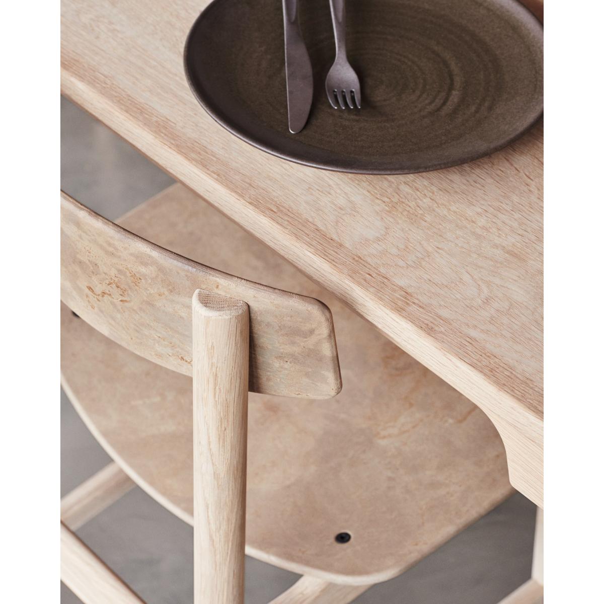 Mater Conscious BM3162 chair Soaped oak-coffee waste light – image 5