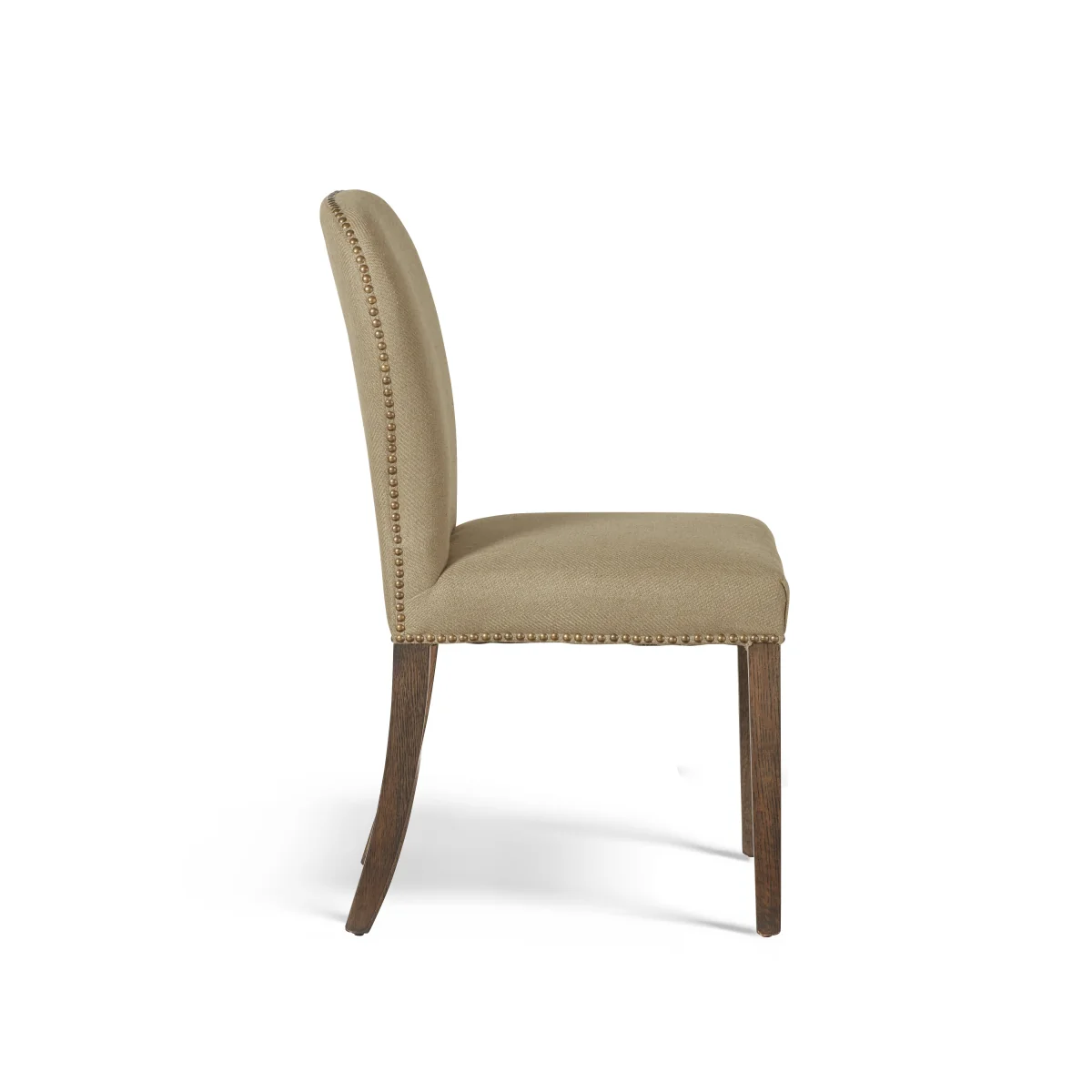 OKA, Stafford Linen Dining Chair - Wild Oats Wide Herringbone - Set of Four, BAO Bundle – image 4