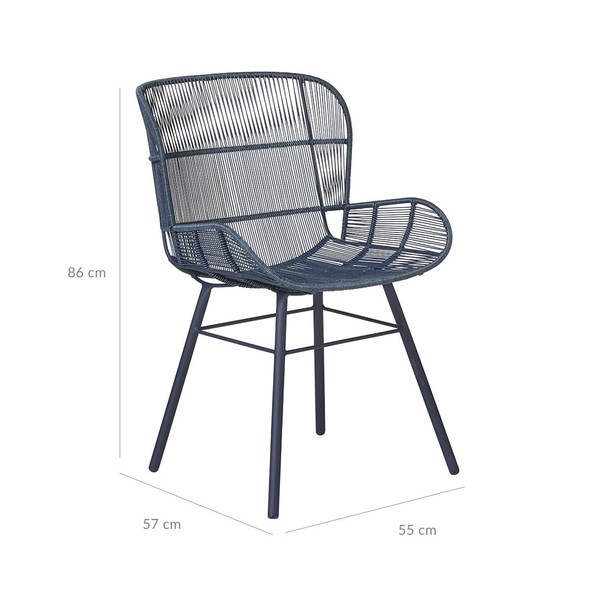 Orzola Dining Chair - Indigo – image 5