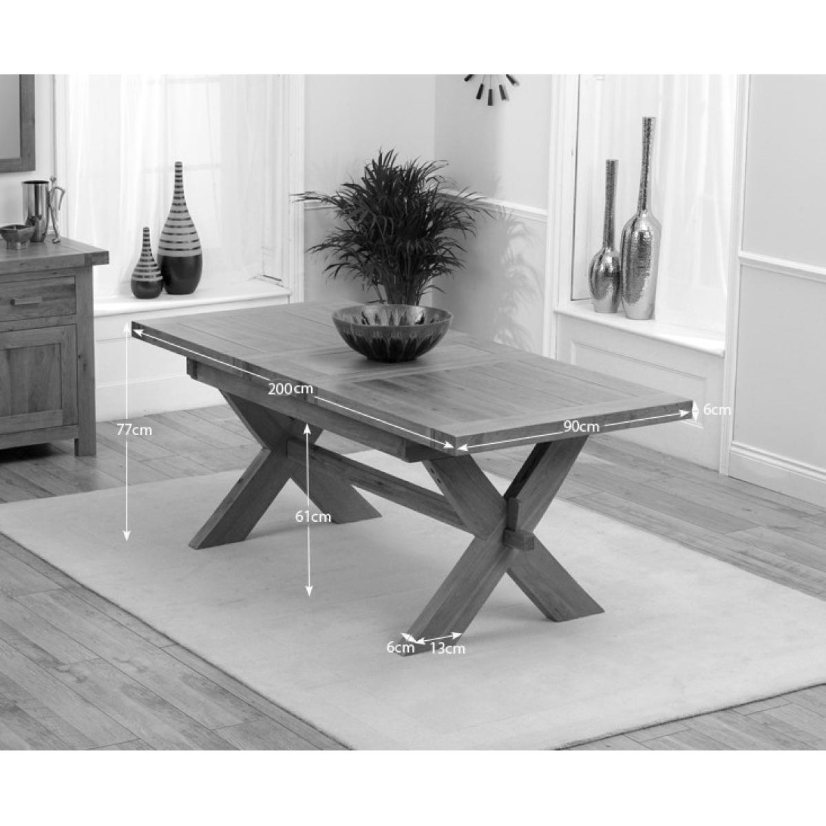 Bordeaux 160cm Solid Oak Extending Dining Table with Montreal Chairs - Brown, 4 Chairs – image 13