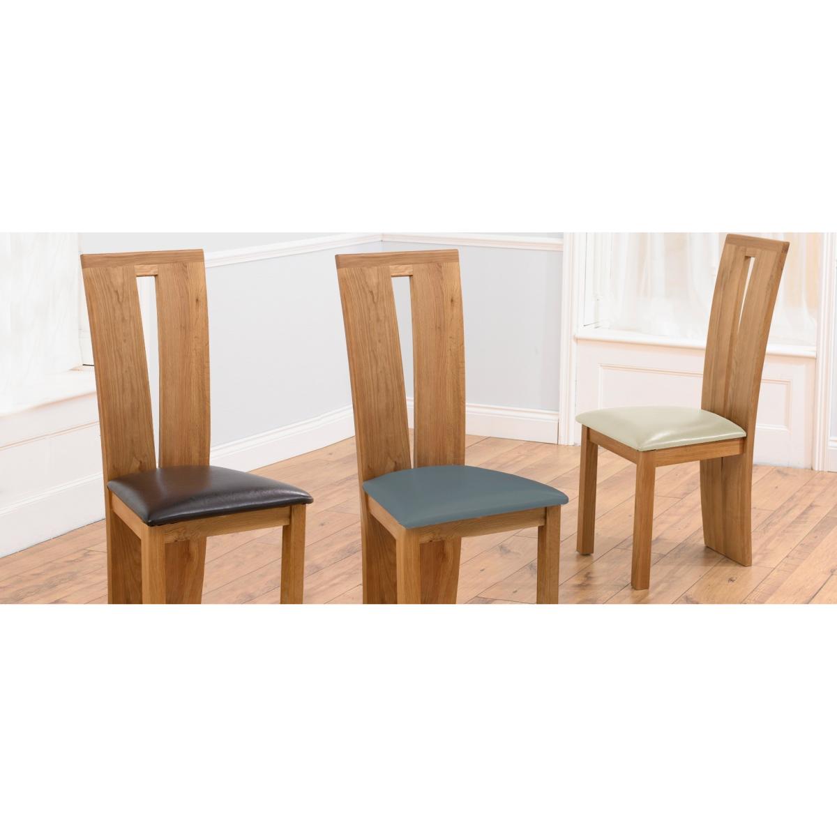 Bordeaux 160cm Solid Oak Extending Dining Table with Montreal Chairs - Brown, 4 Chairs – image 15