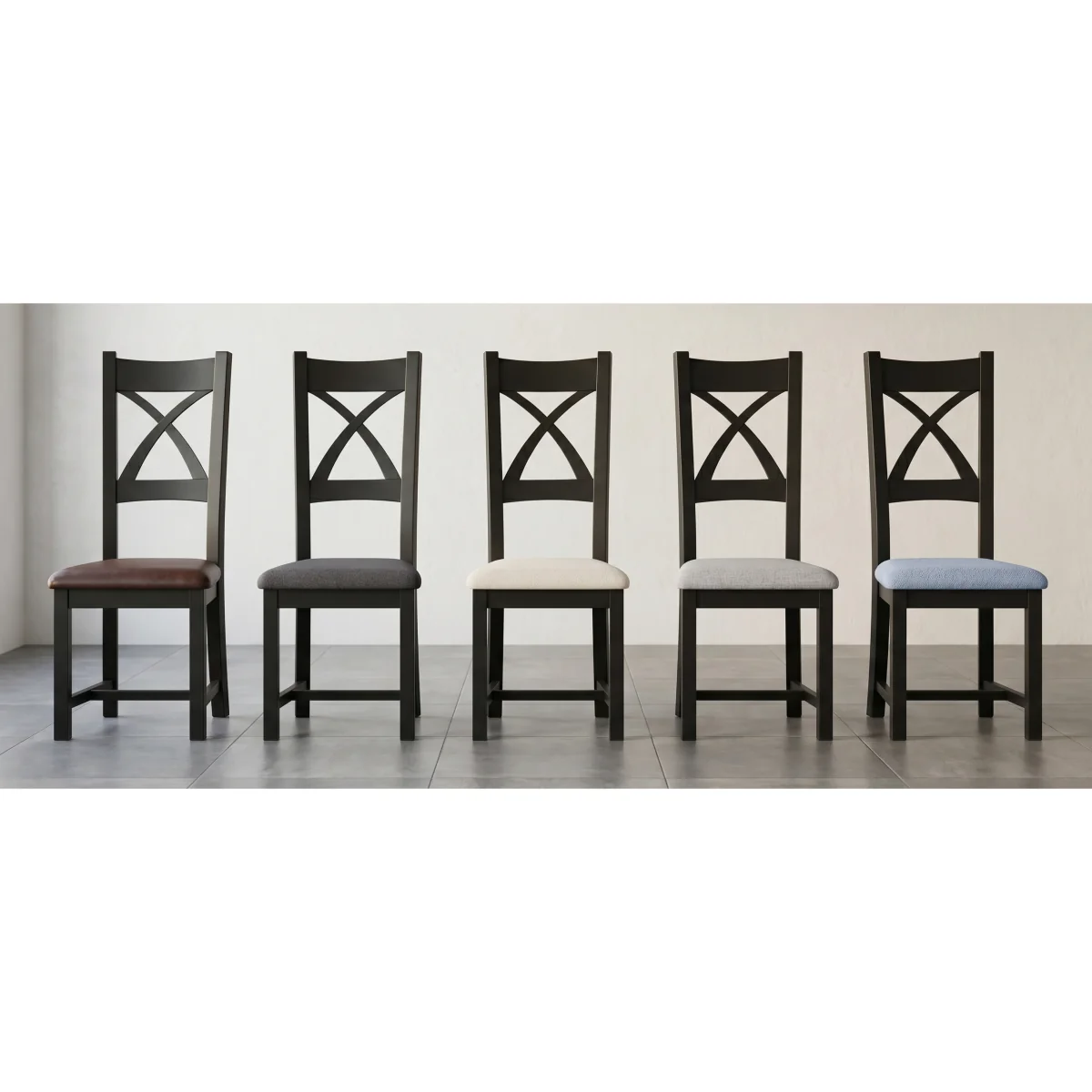 Blue Painted Chairs – image 11