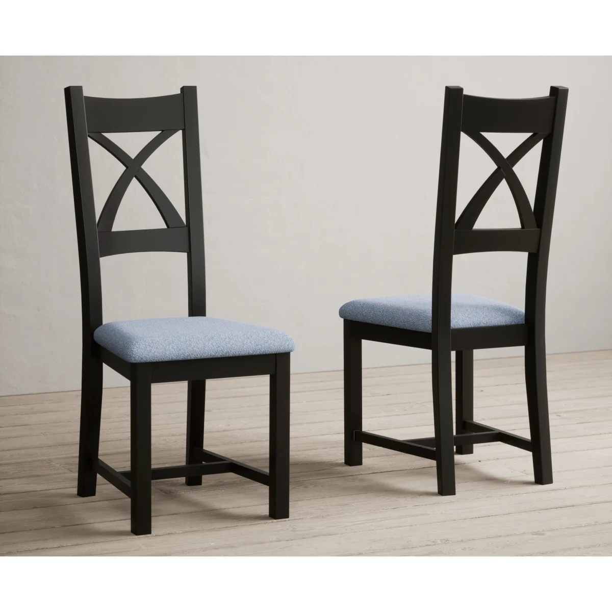 Blue Painted Chairs – image 7