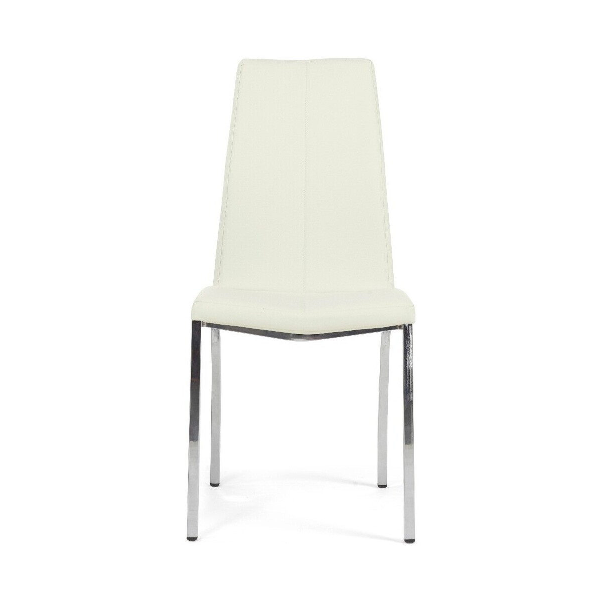 Cavello Cream Faux Leather Dining Chairs – image 2