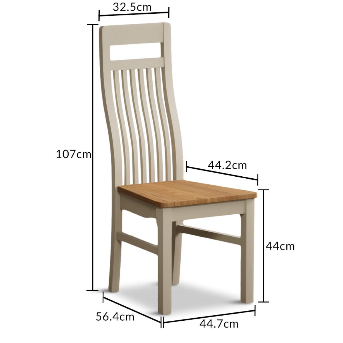 Rustic Oak Monroe Chairs – image 12
