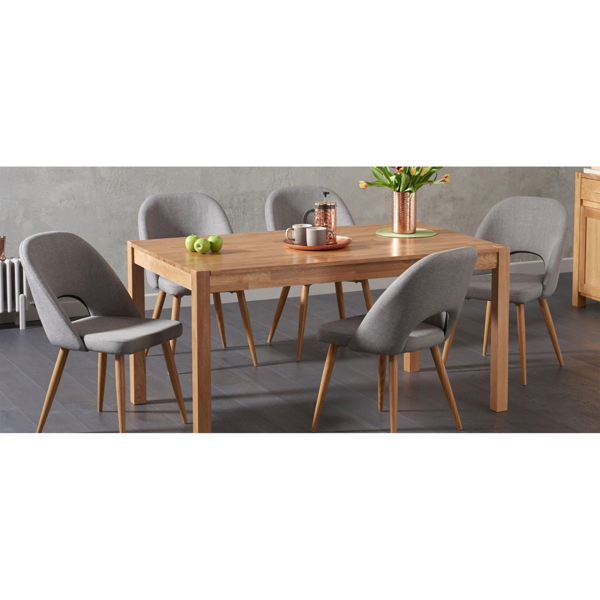 Halifax Grey Fabric Dining Chairs - Grey – image 4