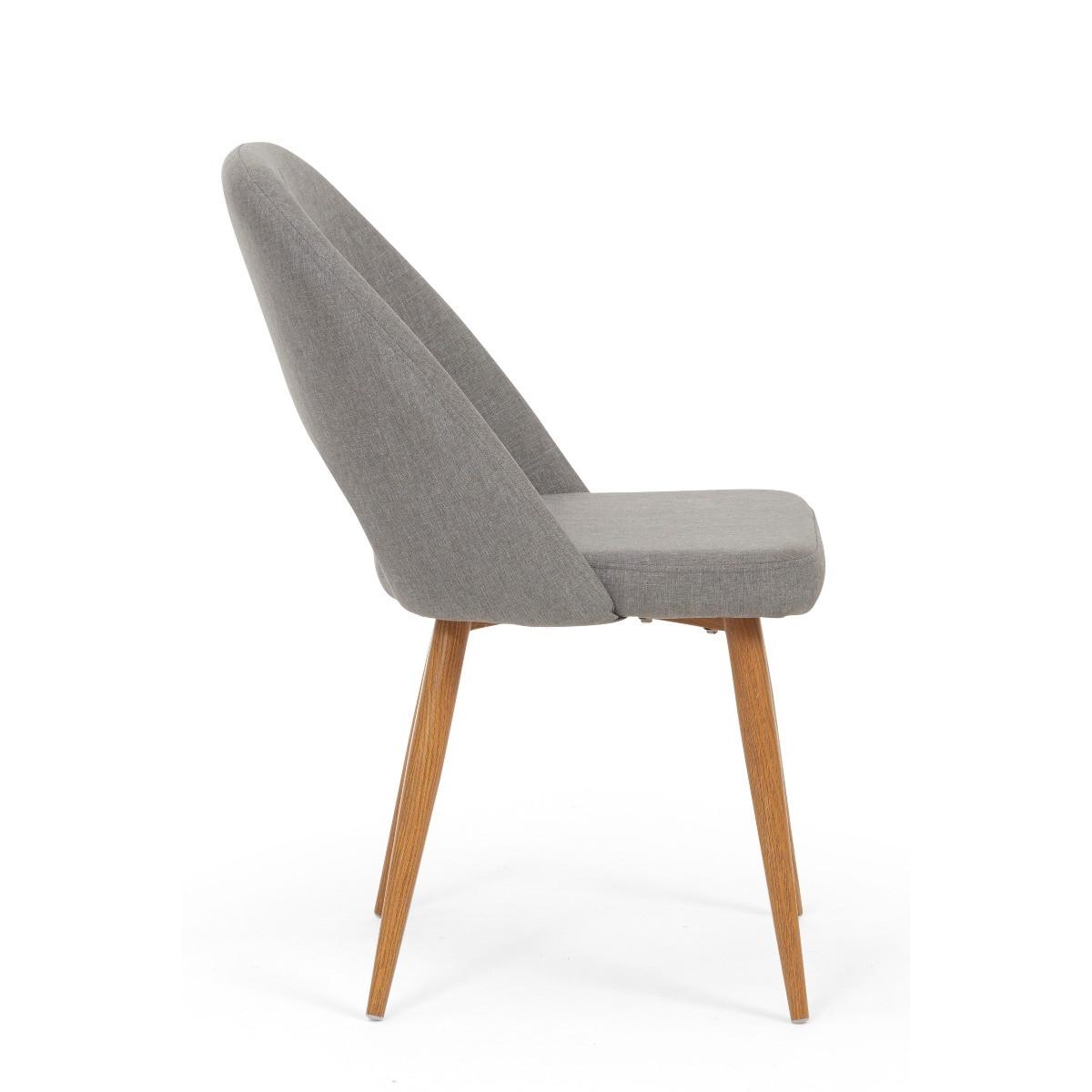 Halifax Grey Fabric Dining Chairs - Grey – image 5